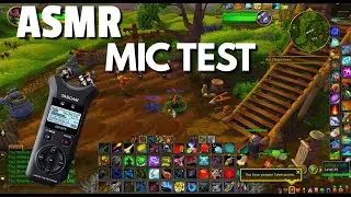 Asmr mic test, Tascam Dr-07x whispering trigger words
