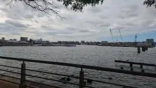 10-15-25 Walking through the Hudson River Park close to Pier 66 in New York #nyc #chelsea 