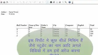 Creating Table Query form and Report in Open Office Base database@COMPUTEREXCELSOLUTION