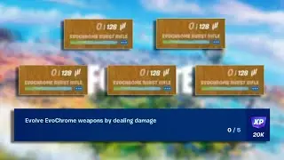 Evolve EvoChrome weapons by dealing damage