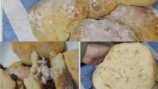 من غير خبز ولا عجن ولا نقطة زيت وبمكونين بسس هتعملى أحلى وأطعم عيش/خبز 🍞🥖جرييه ومش هتندمى 🤭