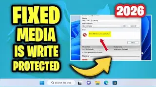 Rufus Error: &ldquo;Media Is Write Protected&rdquo; on USB Drive - How To Fix it