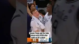 Duke walk-on had Cooper Flagg fired up 🔥