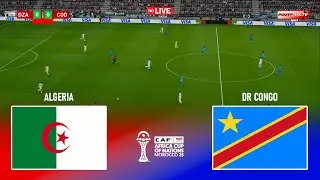 🔴ALGERIA vs DR CONGO - AFRICA CUP OF NATIONS 2025 CAF | Pes 21 Gameplay