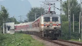 HIGH SPEED Beautiful Curve TRAINS | LHB & ICf Indian Railways | Bhankari Station | Dk Railworld |
