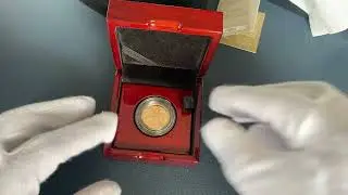 2023 Great Britain King Charles III Sovereign coin with the presentation case - unboxing
