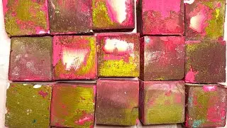 Pink Gold Freshies | ASMR Gym chalk Crush 
