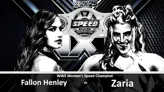 NXT: Women's Speed Championship Match: Fallon Henley vs Zaria (WWE2k25)