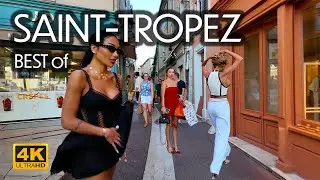 BEST of SAINT-TROPEZ 🌟 | Riviera Streets 4K 60fps