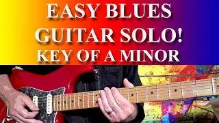 EASY BLUES GUITAR SOLO! Gary Moore, Gilmour, Jeff Beck, etc. #bluescommunity #bluesguitarlessons