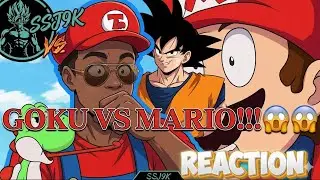 BLACK MARIO!!😱| Goku vs Mario RAP BATTLE REACTION!!