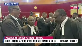 Tinubu, Shetima, APC Kick Against Consolidation Of Petitions Against Presidential Election