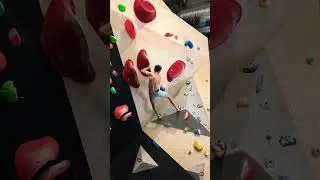 Funk Jump!🔥 #bouldering #climbing #shorts #indoorbouldering #climbers #fail #fall