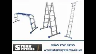 Four Way Telescopic Folding Platform Step Ladder - ST72
