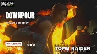 Lara's Most INTENSE River Escape! - Downpour | Shadow of the Tomb Raider Definitive Edition