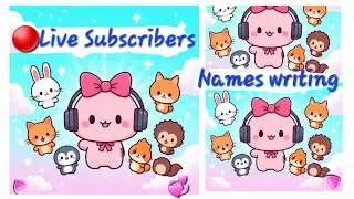 My Subscribers Names writing 🔴Live 🥰💞 #shorts #shortsfeed #livenamewriting