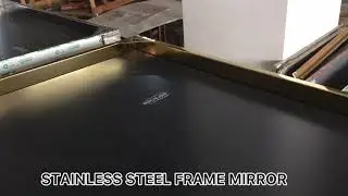 China ZIHAN MIRROR stainless steel frame mirror