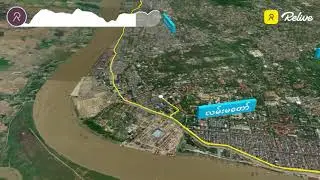 Cycling in Downtown Rangoon (Yangon) Myanmar