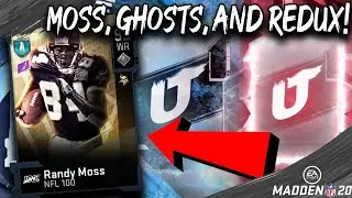 95 OVERALL #NFL100 RANDY MOSS! GHOSTS AND REDUX TOO! [MADDEN 20 ULTIMATE TEAM]