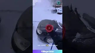 Who Needs a Shovel When Your HAIRDRYER is This POWERFUL?😂This is PEAK Winter Gadgetry! #snow #funny