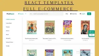 React E-commerce template