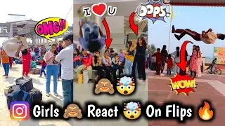 Flipping public reaction😍 || Flips in public Cute🥵 reaction ❤️#flip #publicreaction #tiktok