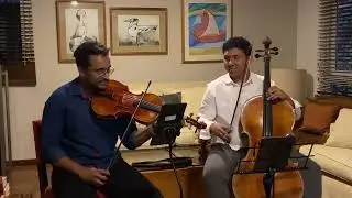 Perfect Storm Viola & Cello. Ant&oacute;n Webern inspired piece. Cm9 Fm9 Gm9 Cmaj7 Cmaj7#5