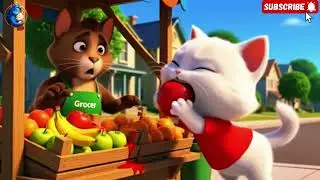 Sleeping Kitty&rsquo;s Scary Night Surprise 😱 | Cute but Shocking Cartoon Story#CuteCat#CartoonStory