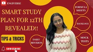 🎓 Class 12th PCM Study Plan 2025 | Tips, Tricks & Strategy