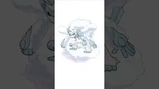ゴウカザル＋メガチルタリス。白雲猿　#ポケモンフュージョン #改造ポケモン  #伝説のポケモン #メガチルタリスEX #ゴウカザルEX