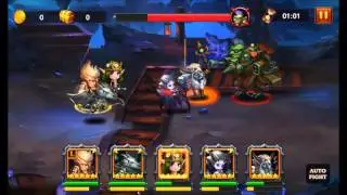 Heroes Charge: Robot Fighter difficulty 8  Team 1