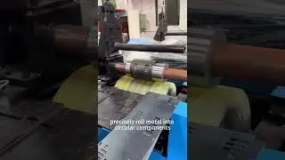 Professional custom motor shell curlers: precisely roll metal into circular components.