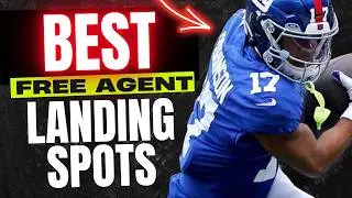 Top 25 NFL Free Agents & Their DREAM Fantasy Landing Spots