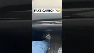 SCAMMED With Fake Carbon Fibre 😮 #cars #carbon
