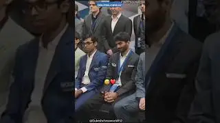 #All Chess in a Fram #World Champion Gukesh Pragg Arjun Rady For Day 2 #Gukki Smile😊ytshorts#viral