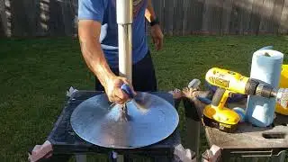 How to remove rust from chrome / bar stool