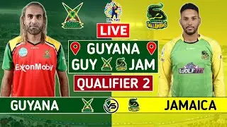 JAM vs GUY Live | Jamaica Tallawahs v Guyana Amazon Warriors Live Scores & Commentary | 2nd Innings