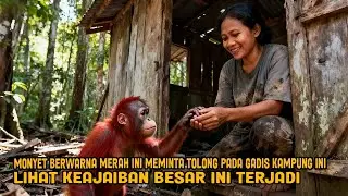 VIRAL! MONYET BERWARNA MERAH INI MEMINTA TOLONG PADA GADIS KAMPUNG INI LIHAT KEAJAIBAN BESAR TERJADI