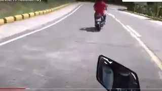Honda beat nag-overtake sa fury, fury hinabol ang beatoy, pero?