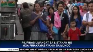 From 82nd to 72nd place, Philippines advances 10 points in World Happiness Report