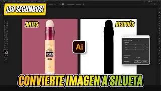 Convierte CUALQUIER Imagen en SILUETA en Illustrator (FÁCIL y RÁPIDO) 🔥