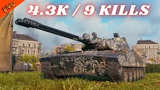 Squall  4.3K Damage 9 Kills WoT Gameplay