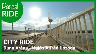 FINA 2022 Locations by Bicycle: Duna Arena to Hajos Alfred Complex