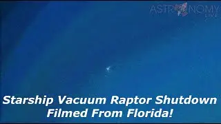 Starship Tracked From Florida During IFT-5!
