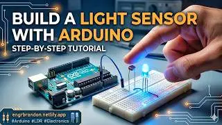How to design and simulate a light sensor using an Arduino on proteus