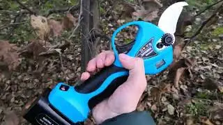 Karczowanie sadu - sekator elektryczny Swansoft 8608