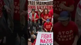 Anti-Israel protesters flood NYC&rsquo;s Trump Tower to demand Mahmoud Khalil&rsquo;s release #shorts