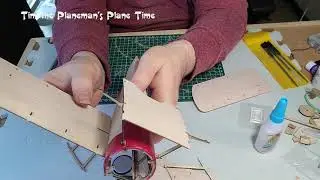14.2 Sopwith Pup Final Assembly Pt2 - Dancing Wings Hobby micro balsa RC plane build