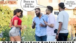 Holi prank_cute girl _prank video _entertaintment#funny #funnyvideo #prankvideo #prank #prankfun