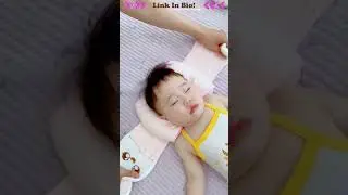 👶 Baby Head Shaping Pillow | Soft Support for a Rounder Head
